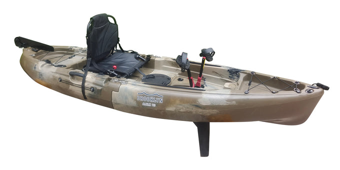 BKC MPK9 Modular Pedal Kayak, green camo - Brooklyn Kayak Company