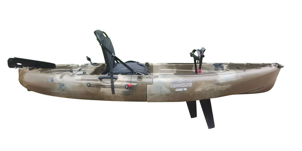 BKC MPK9 Modular Pedal Kayak, green camo - Brooklyn Kayak Company