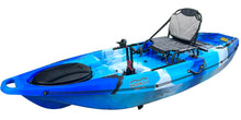 Load image into Gallery viewer, BKC PK10 Pedal Fishing Kayak, blue camo - Brooklyn Kayak Company
