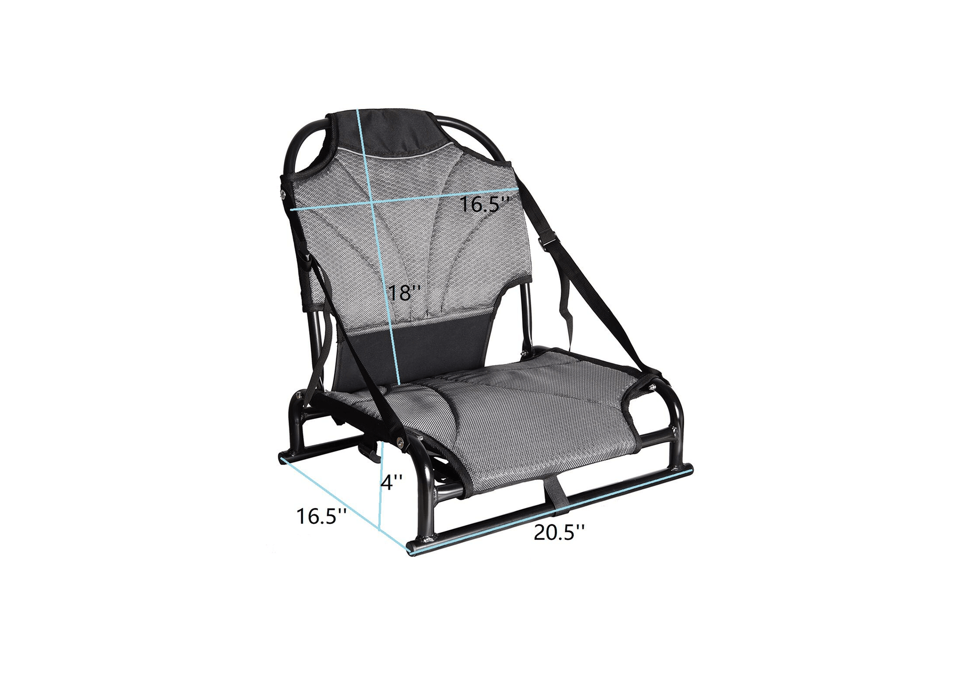 Upright Aluminum Frame Kayak Seat for the RA220/TK122 Series Kayaks - Brooklyn Kayak Company