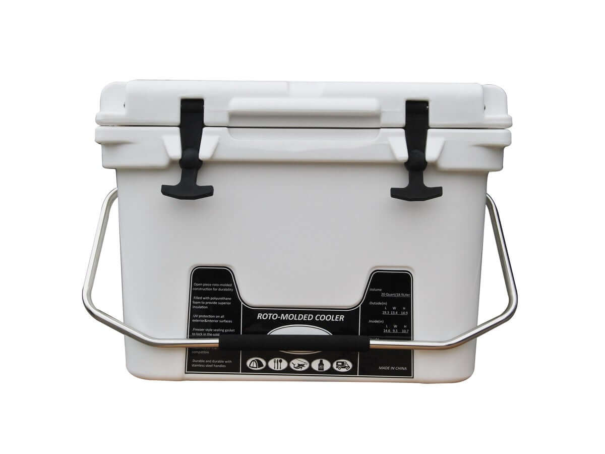 BKC RC291 Multi-Day Camping and Fisherman's Cooler - White - Brooklyn Kayak Company