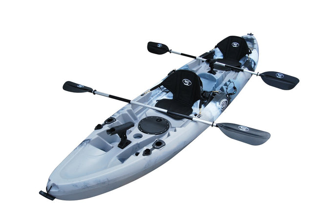 BKC TK219 Angler Tandem Kayak w/ Soft Padded Seats