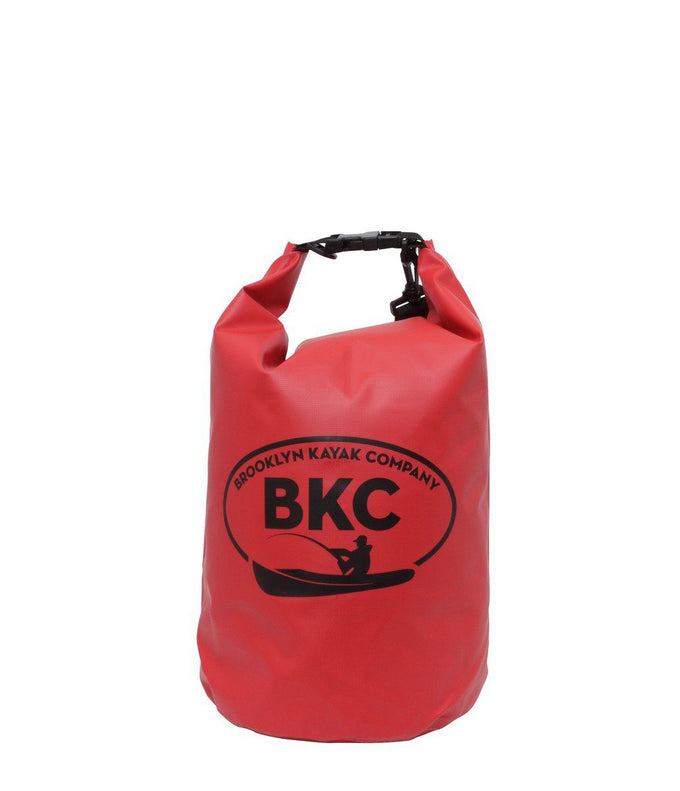 BKC Waterproof Dry Bag for Your Kayak, Canoe, Boat, or Beach Day, Red / 15 Liter